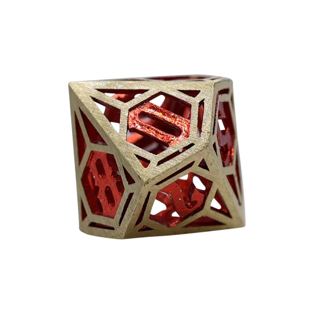 LPG Dice: Diamond RPG Set - Gold/Red (Pre-Order) - Image 8