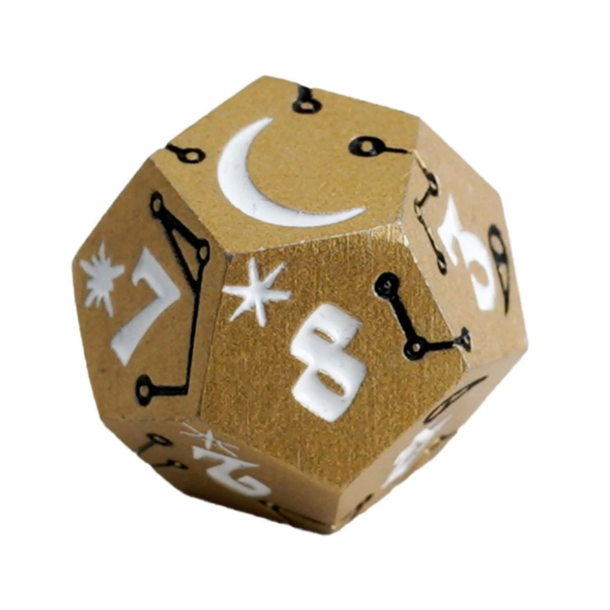 LPG Dice: Dual D12 Fate Set - Mage (Gold/White) Rogue (Purple/Pink) (Pre-Order)