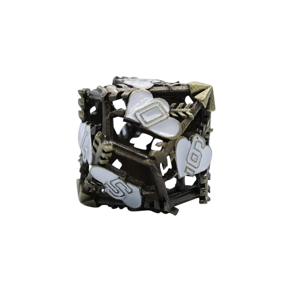 LPG Dice: Heart RPG Set - Gold/Silver (Pre-Order) - Image 8