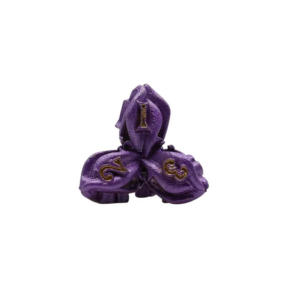 LPG Dice: Leaf RPG Set - Purple/Gold (Pre-Order) - Image 5