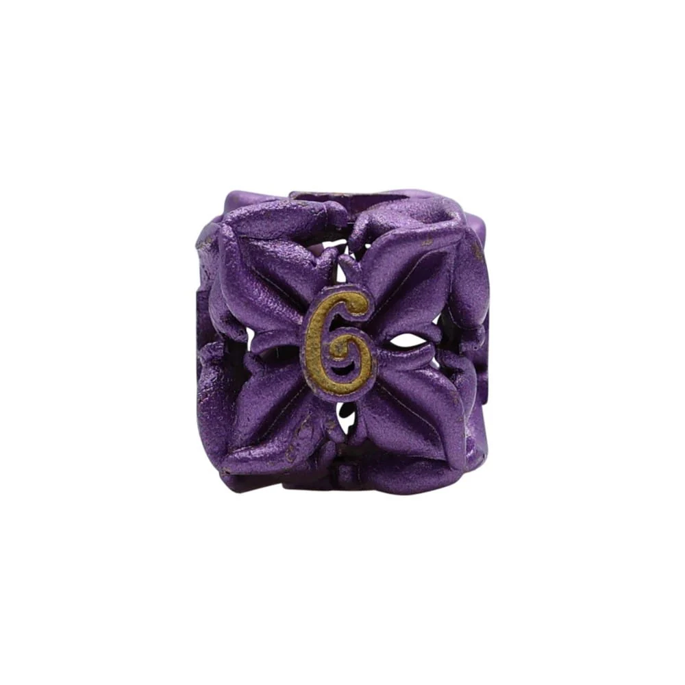 LPG Dice: Leaf RPG Set - Purple/Gold (Pre-Order) - Image 6