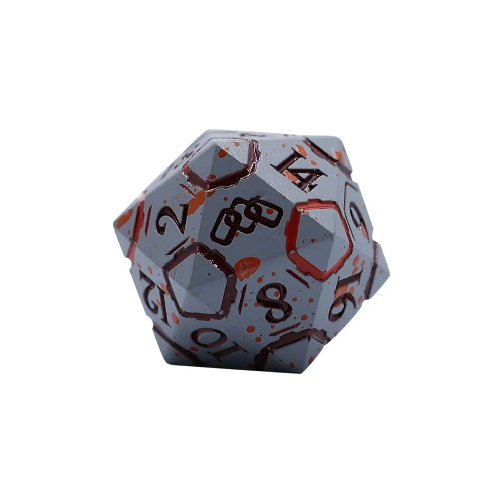 LPG Dice: Warrior RPG Set - Bloodied Metal (Pre-Order) - Image 3