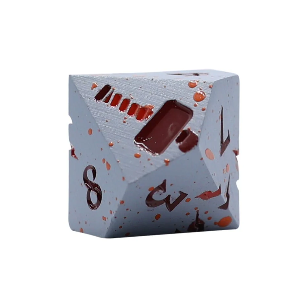 LPG Dice: Warrior RPG Set - Bloodied Metal (Pre-Order) - Image 8