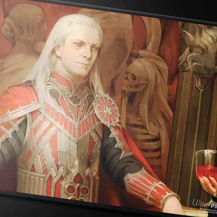 Magic The Gathering Innistrad Remastered: Edgar Markov Black Stitched Playmat - Image 3
