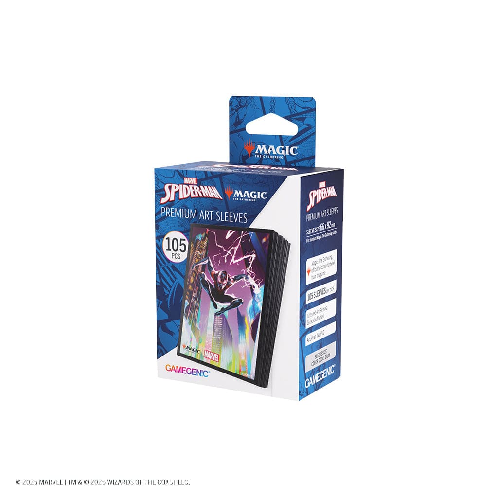 Magic: The Gathering | Marvel's Spider-Man Premium Art Sleeves - Spider-Man Miles Morales - Image 2