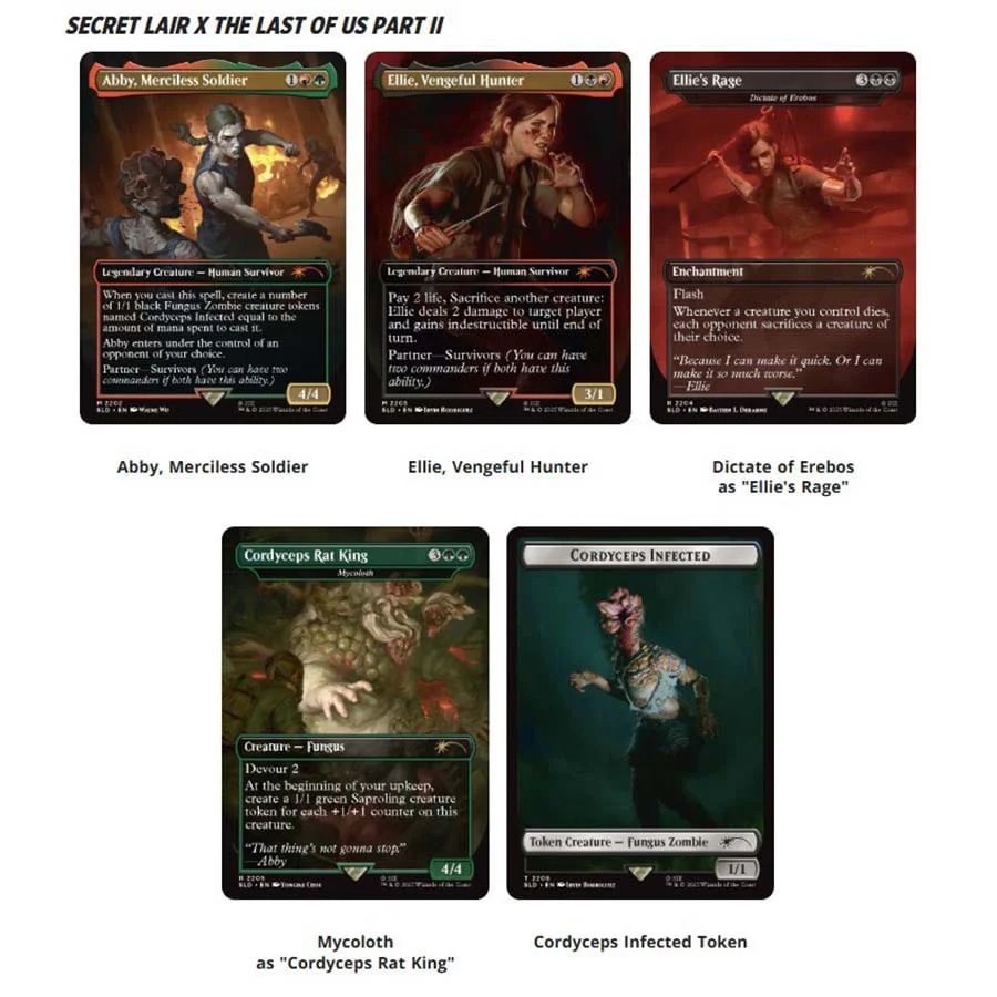 Magic the Gathering: Secret Lair Drop: The Last of Us Part Two: Path of Retribution (Non-Foil)