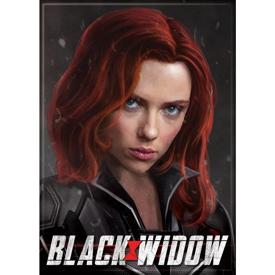 Magnet: Black Widow Head Shot