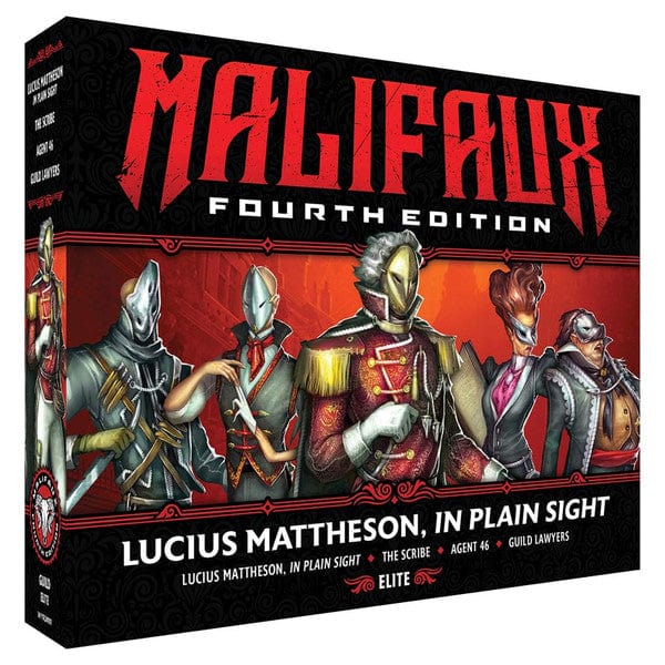 Malifaux 4th Edition: Lucius Mattheson, In Plain Sight (Pre-Order)