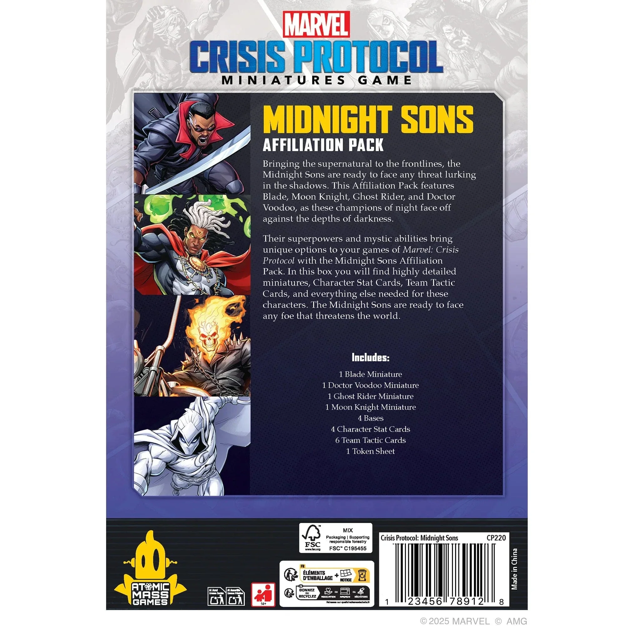 Marvel: Crisis Protocol - Midnight Sons Affiliation Pack - Image 2
