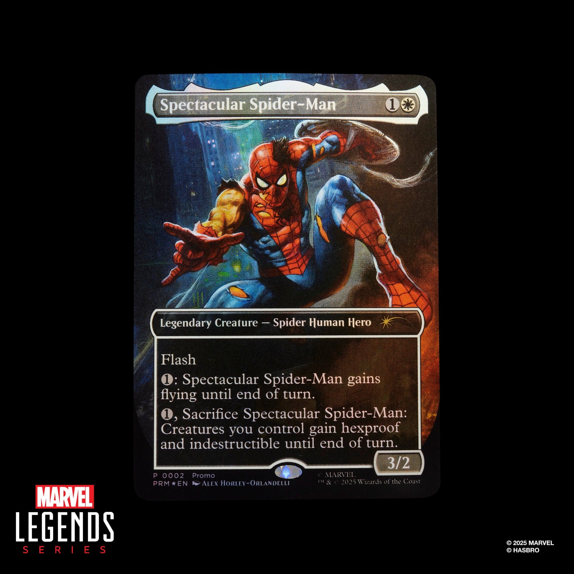 Marvel Legends Series x Magic: The Gathering: Battle-Damaged Spider-Man - Action Figure - Image 2