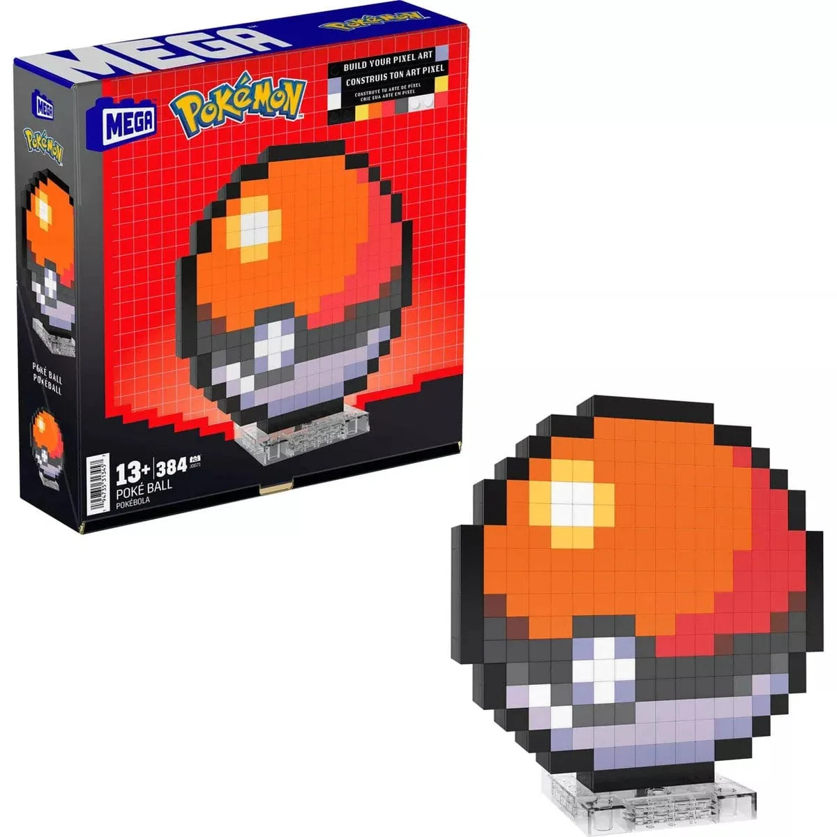 MEGA Pokemon Pixelated - Poke Ball