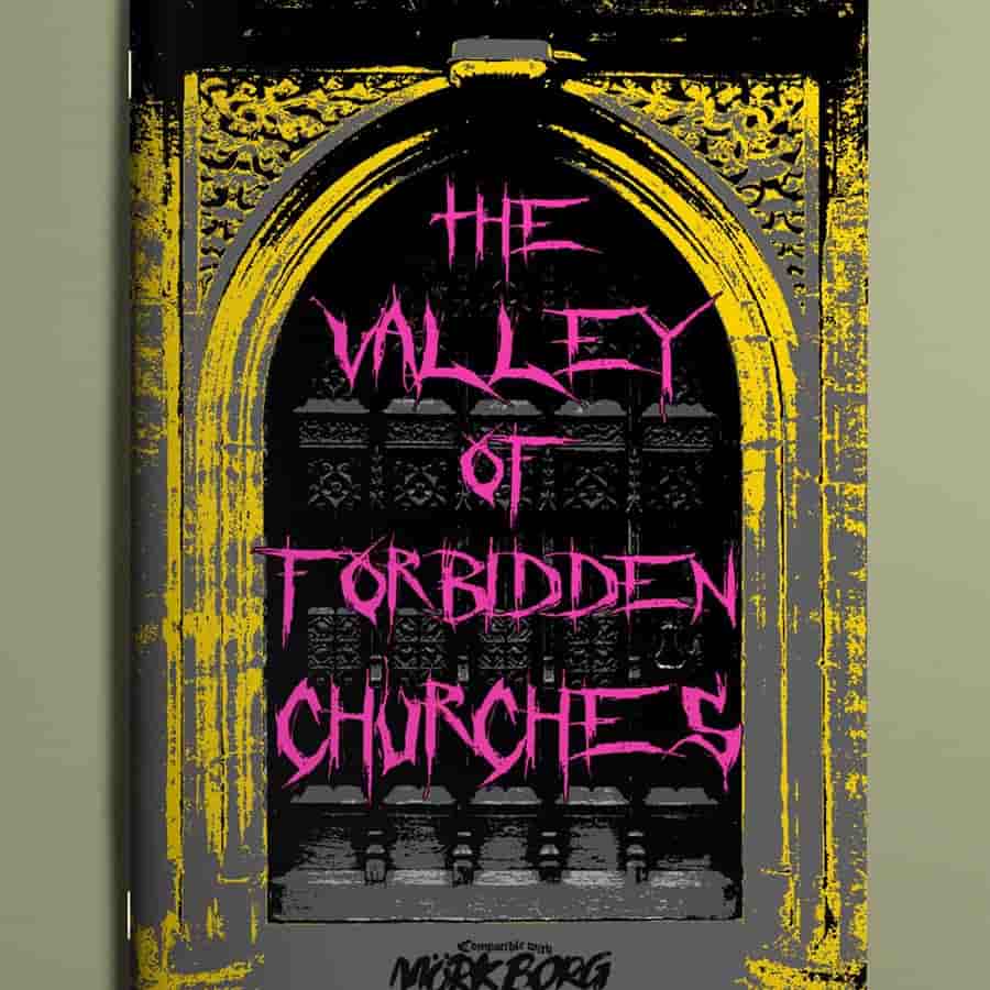 MÖRK BORG: Adventure - The Valley of Forbidden Churches