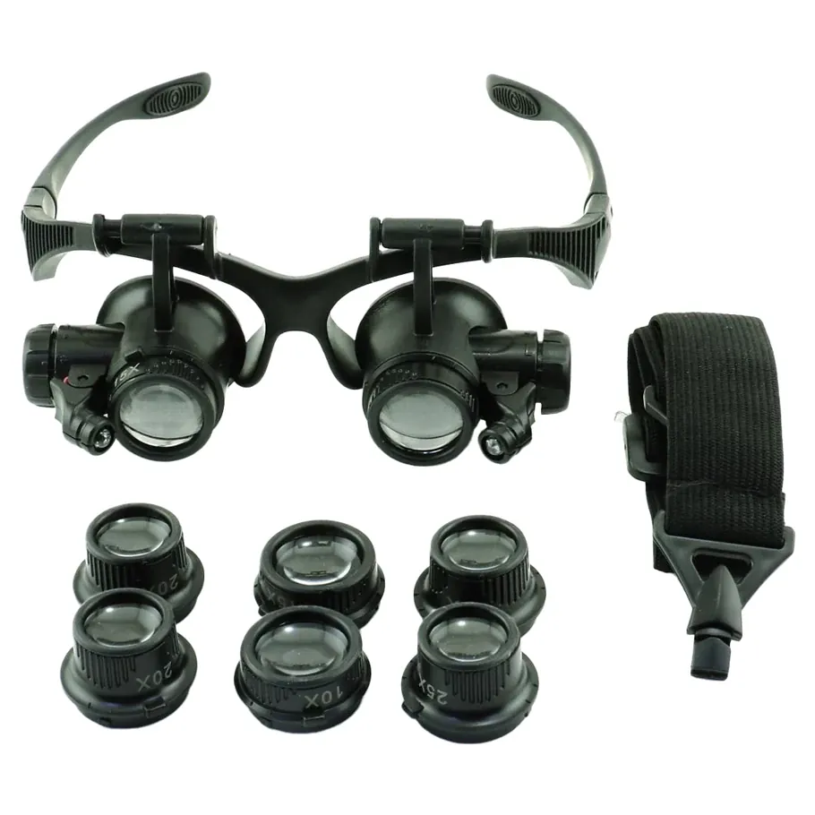Enkay Tools: Multi-Powered Magnifier Eyewear w/ LED