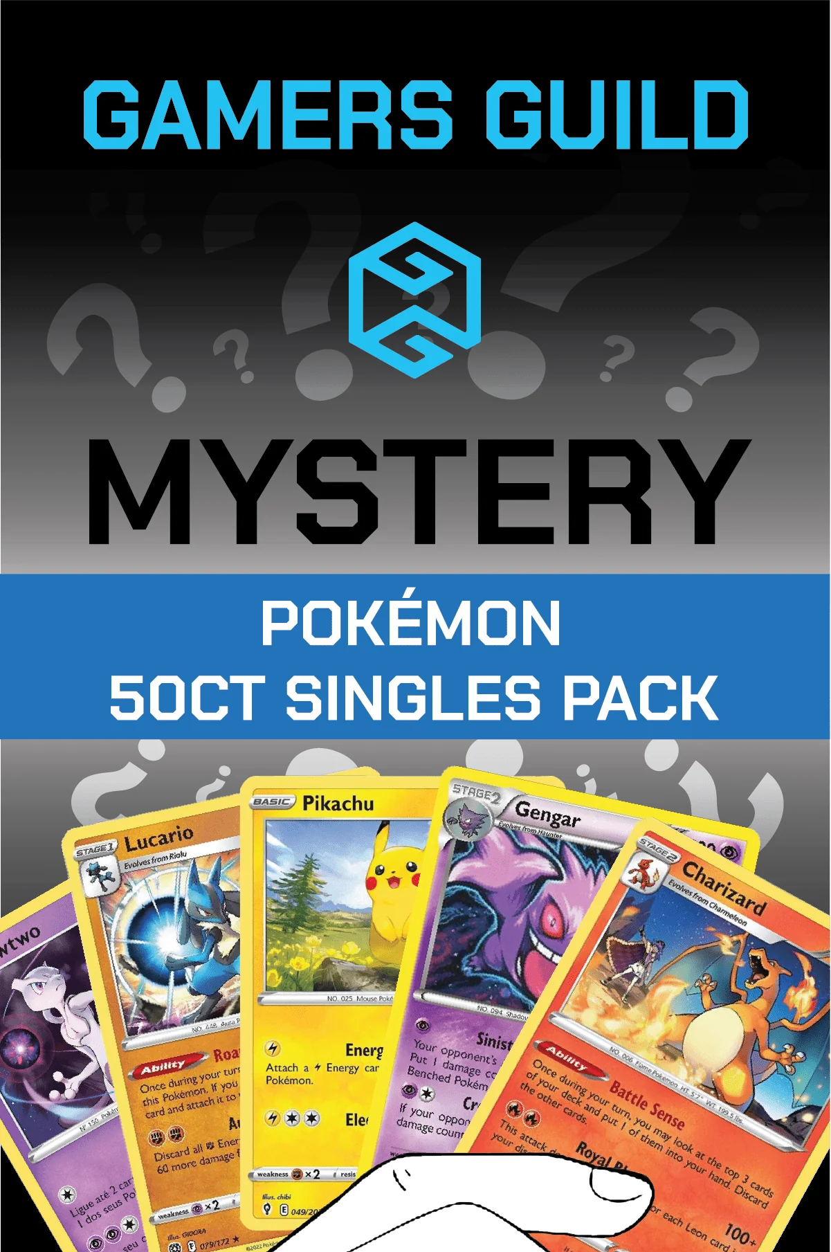 Mystery Pokémon TCG 50ct Singles Pack