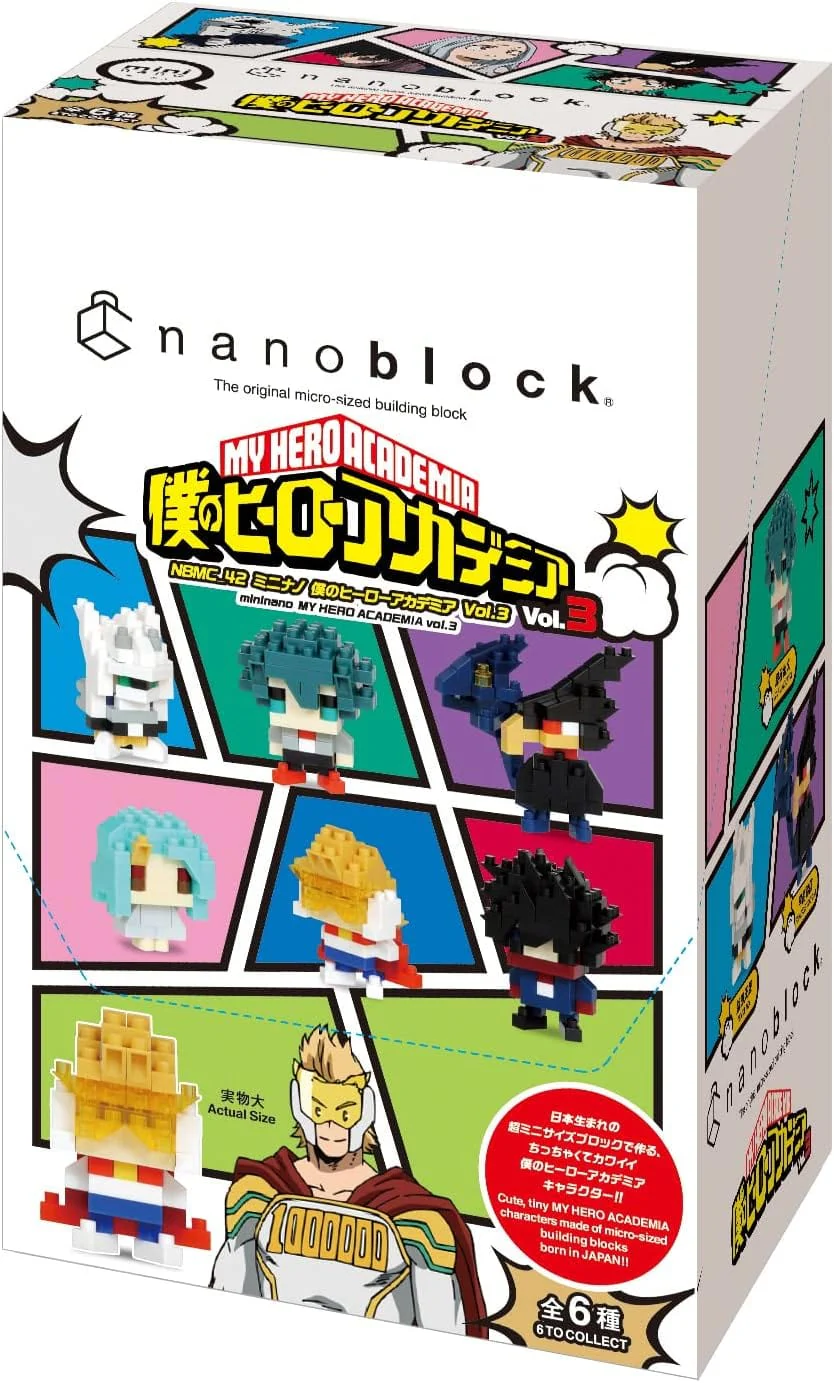 Nanoblock - My Hero Academia Vol 3 Blind Box Complete Set
