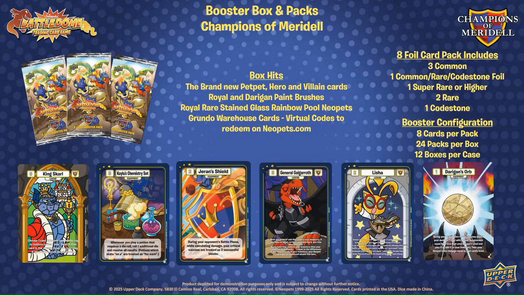 Neopets Battledome TCG: Champions of Meridell Booster Display - Image 7
