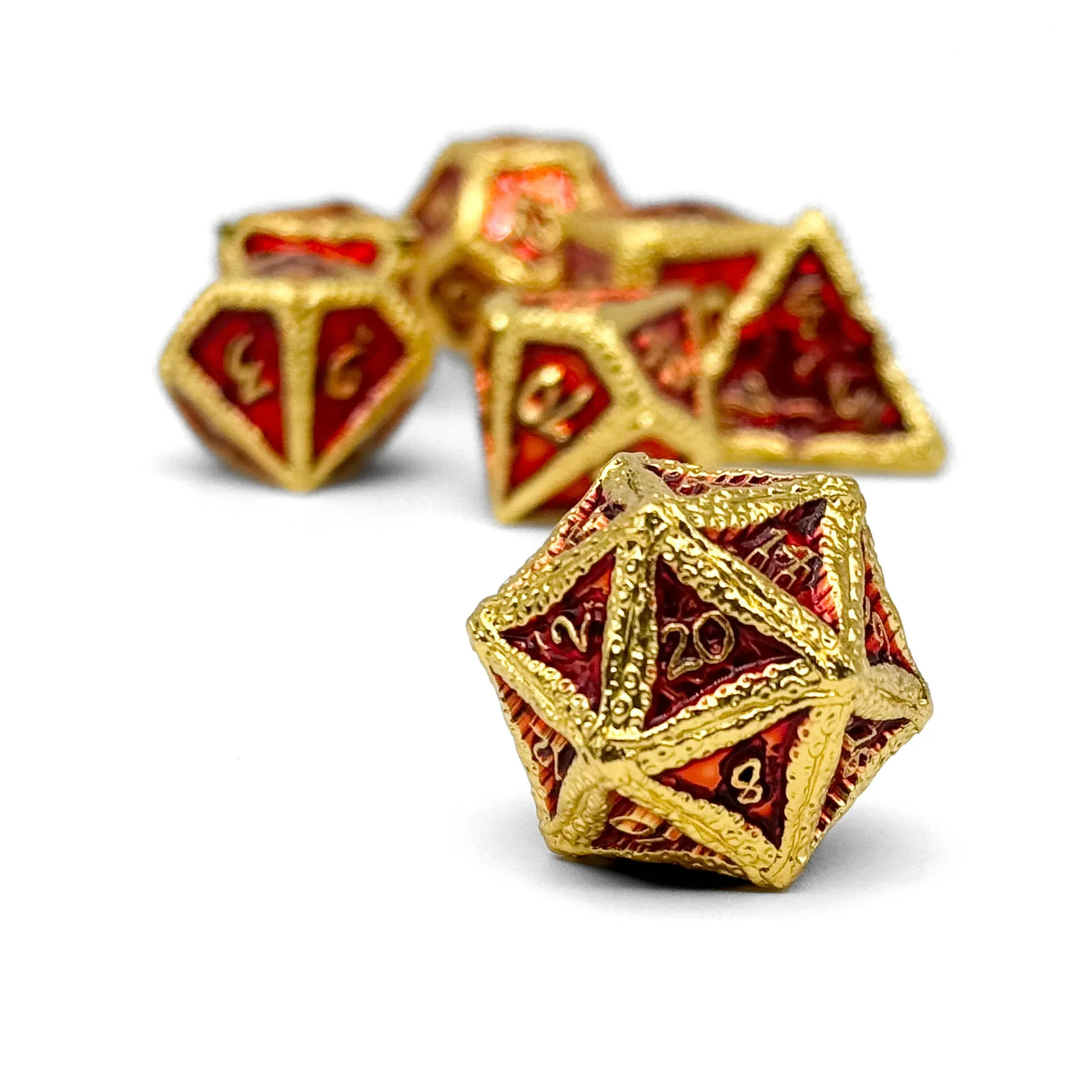 Norse Foundry: Pirate Metal Alloy Dice - Cutlass Cove 7-Dice Set