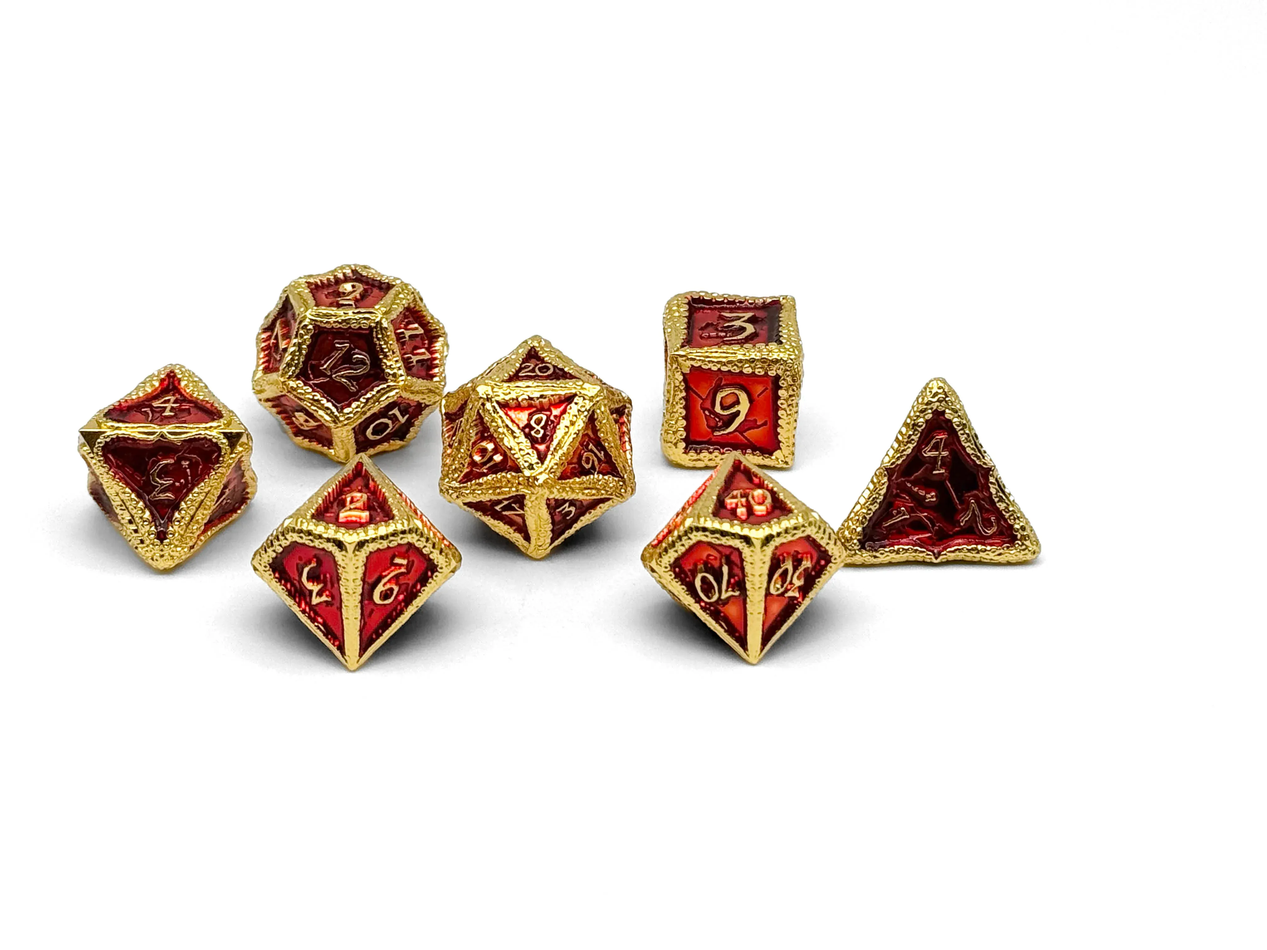 Norse Foundry: Pirate Metal Alloy Dice - Cutlass Cove 7-Dice Set - Image 2