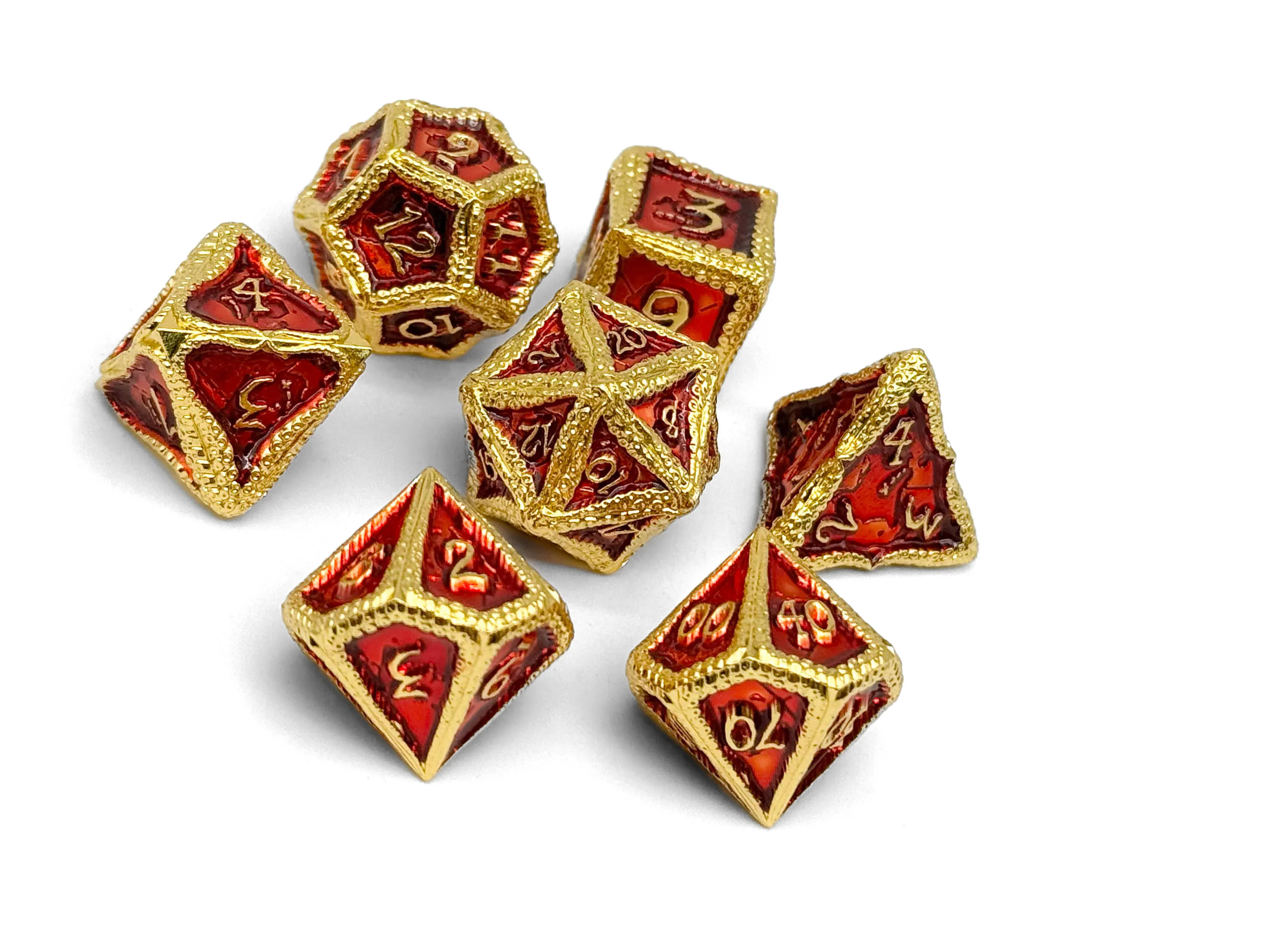 Norse Foundry: Pirate Metal Alloy Dice - Cutlass Cove 7-Dice Set - Image 3