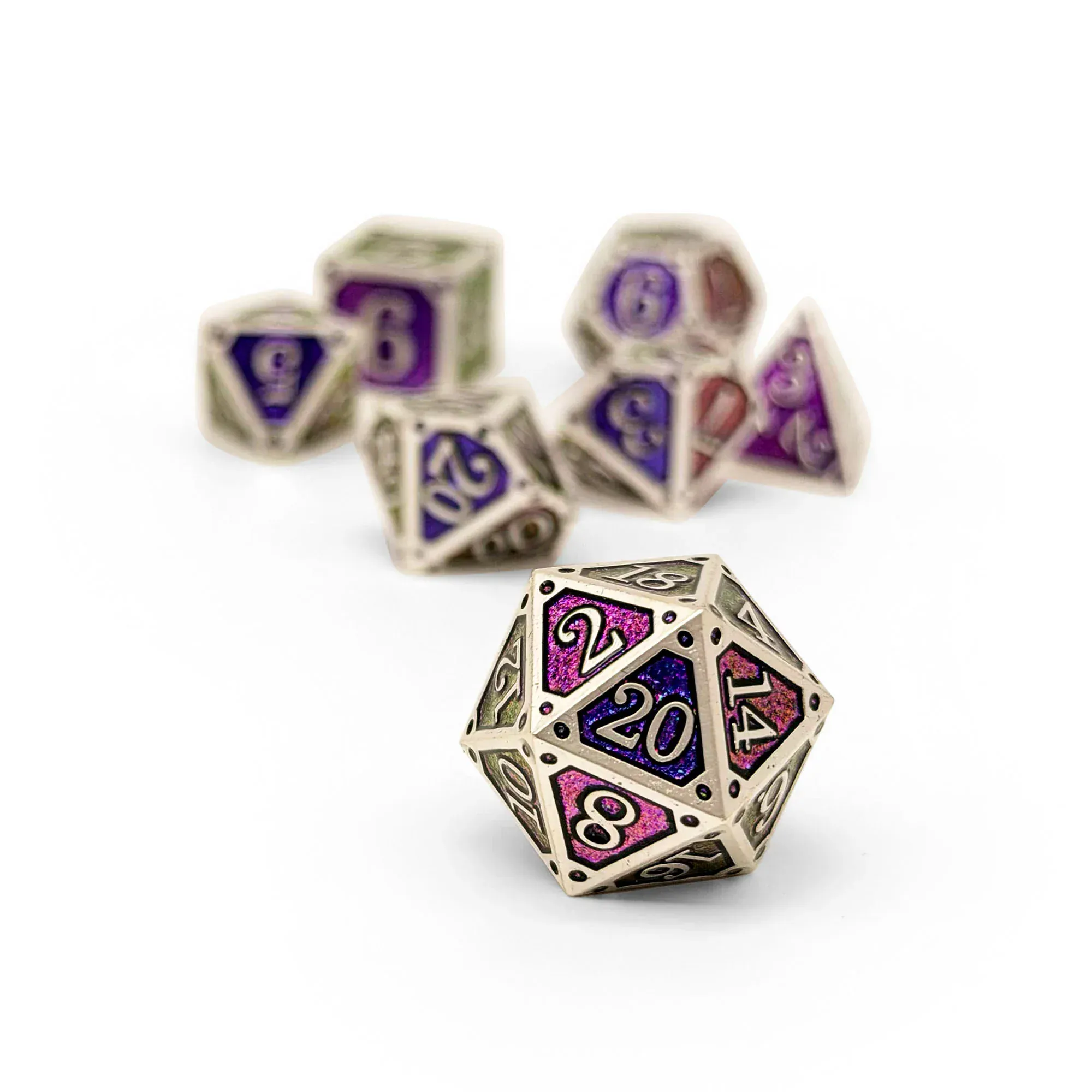 Norse Foundry: Storybook Dice - Heart of the Desolate City (7pc Set)