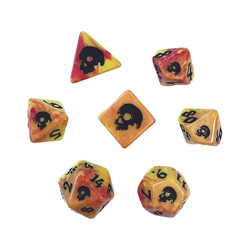 Black Oak Workshop: 7-Dice Set: Cinderskull