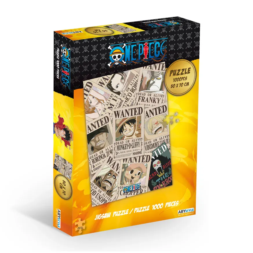 One Piece: Jigsaw Puzzle 1000 Pieces - Wanted
