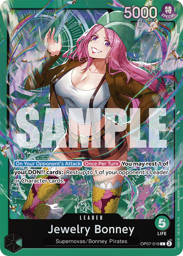 One Piece TCG: [ST-24] Green - Jewelry Bonney Starter Deck [English] - Image 2