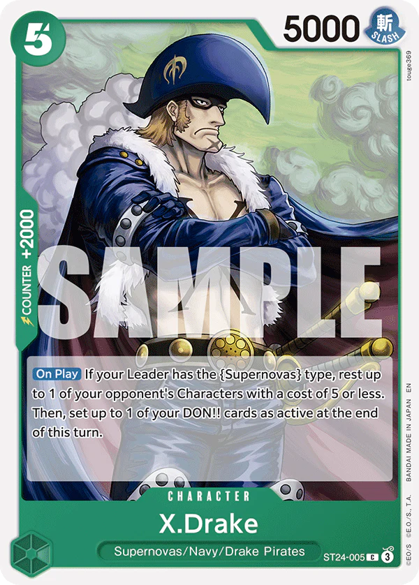 One Piece TCG: [ST-24] Green - Jewelry Bonney Starter Deck [English] - Image 5