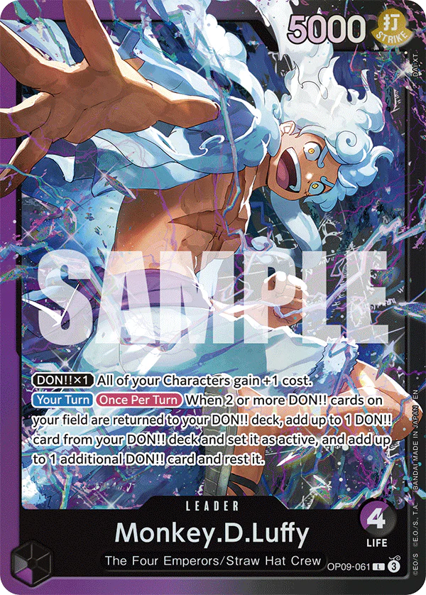 One Piece TCG: [ST-26] Purple - Black Monkey.D.Luffy Starter Deck [English] - Image 2