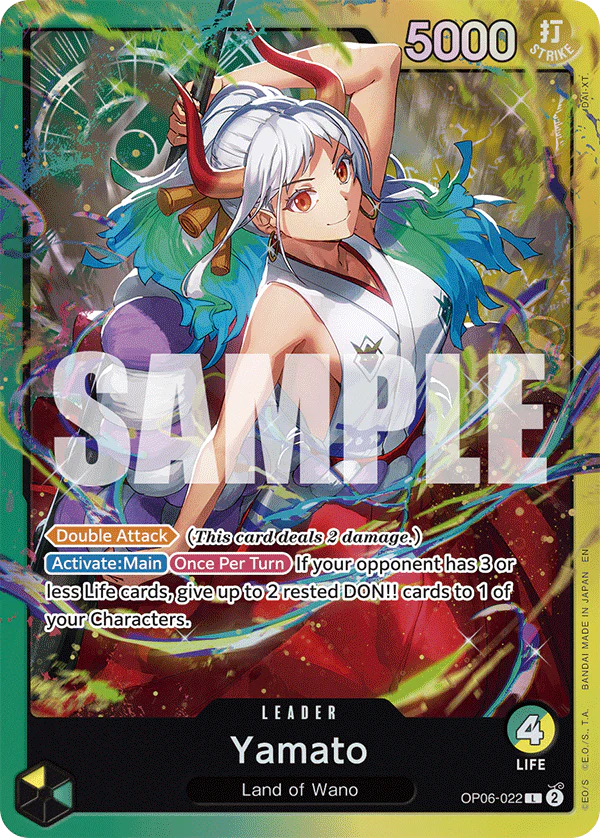 One Piece TCG: [ST-28] Green-Yellow - Yamato Starter Deck [English] - Image 2