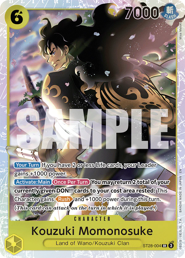 One Piece TCG: [ST-28] Green-Yellow - Yamato Starter Deck [English] - Image 3