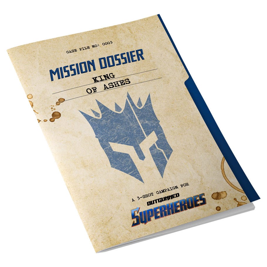 Outgunned: Superheroes - Mission Dossier: King of Ashes (Pre-Order)