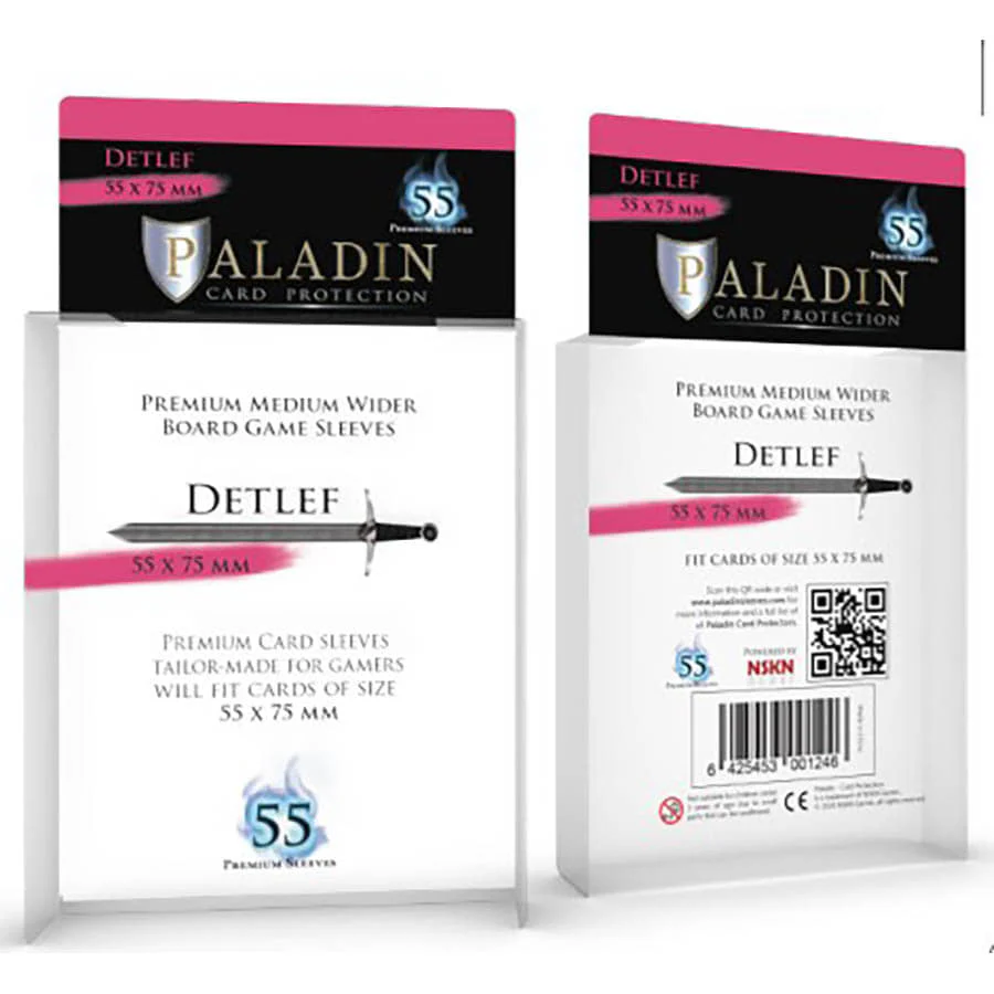 Paladin Board Game Sleeves: Detlef (55x75mm)