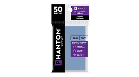 Phantom Sleeves: Purple Size - 50ct Sleeves (Matte/Matte)