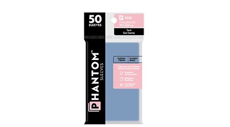 Phantom Sleeves: Rose Size - 50ct Sleeves (Glossy/Matte)
