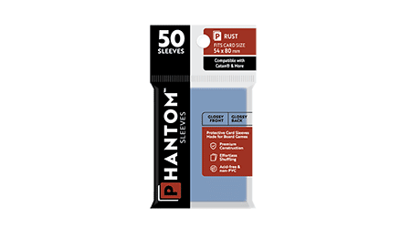 Phantom Sleeves: Rust Size - 50ct Sleeves (Glossy/Matte)