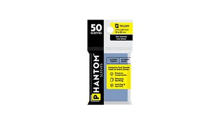 Phantom Sleeves: Yellow Size - 50ct Sleeves (Glossy/Matte)
