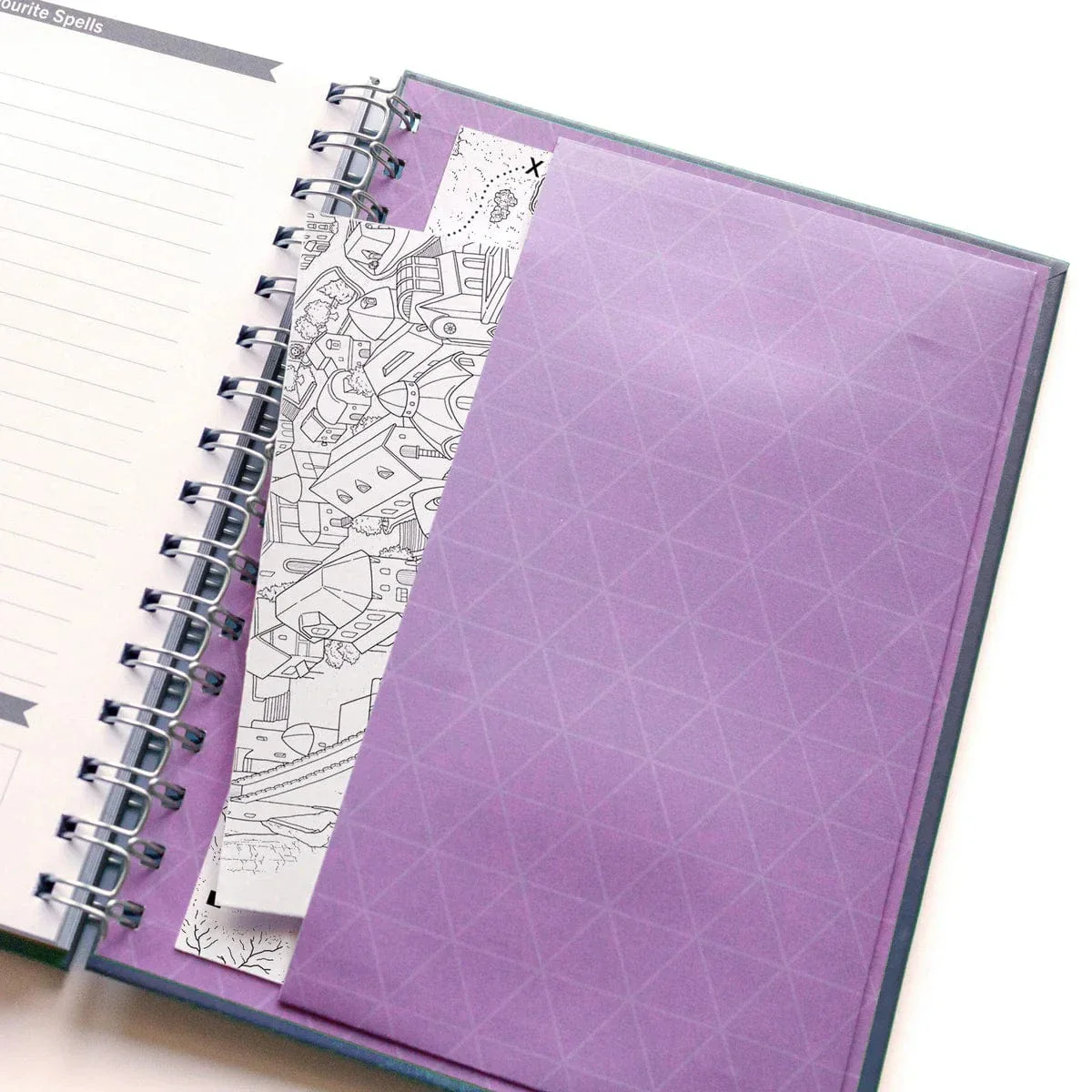 Player Character Quest Notebook - D&D 5E - Mystic Purple - Image 2