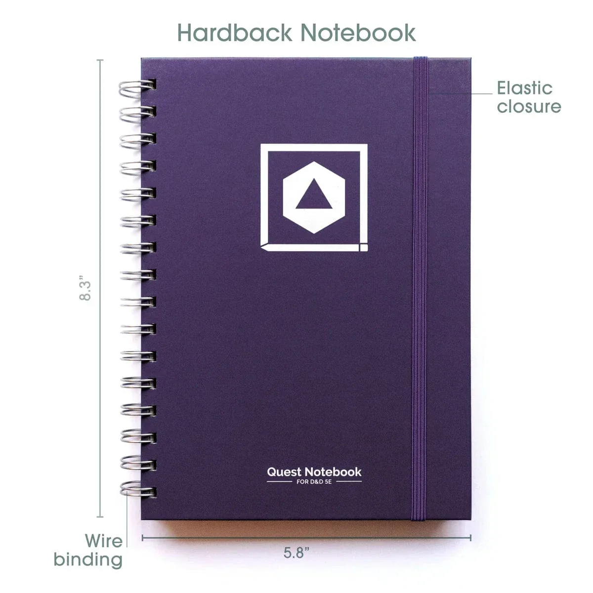 Player Character Quest Notebook - D&D 5E - Mystic Purple - Image 5