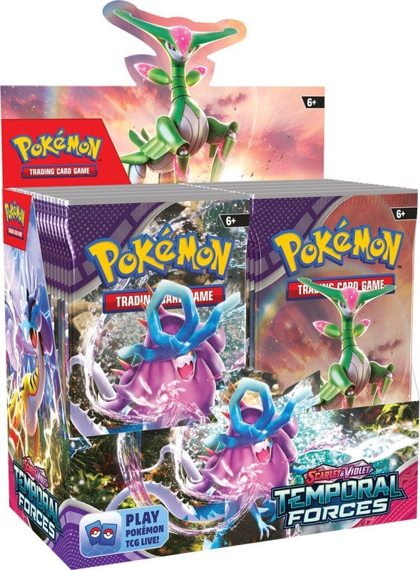Pokémon Scarlet and Violet 5 Temporal Forces Booster Box