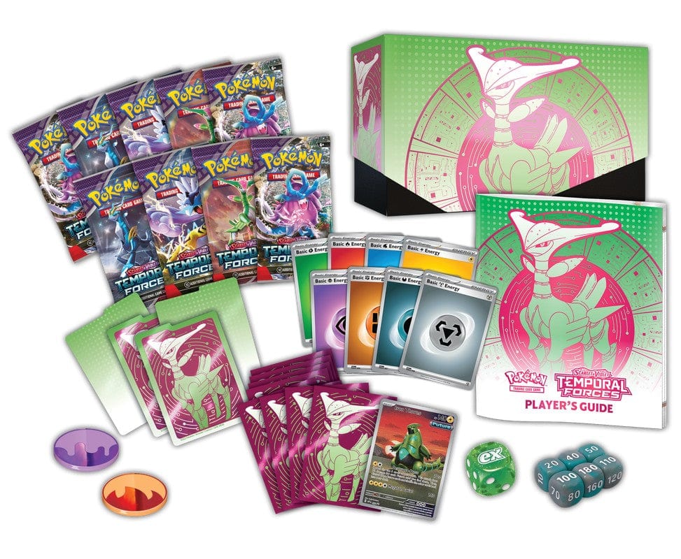 Pokemon: Scarlet and Violet 5 Temporal Forces - Elite Trainer Box: Iron Leaves