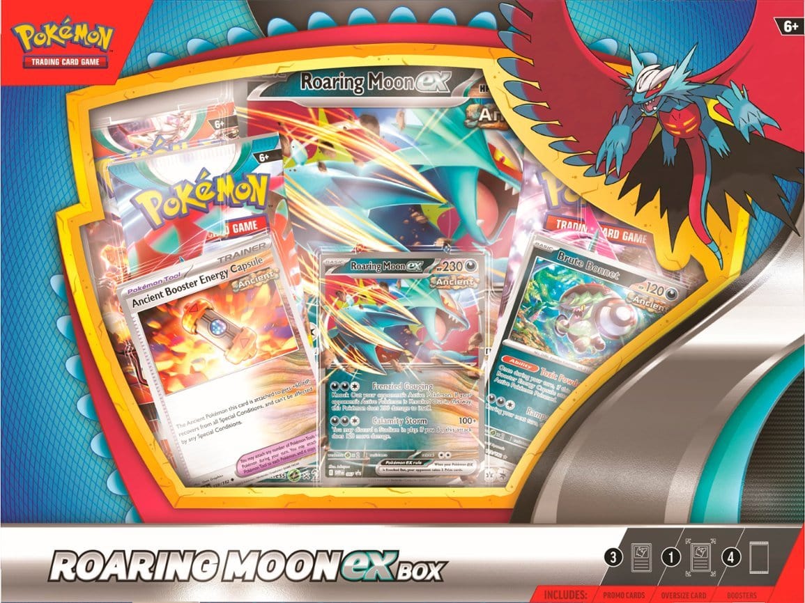 Pokemon TCG: Roaring Moon EX Box