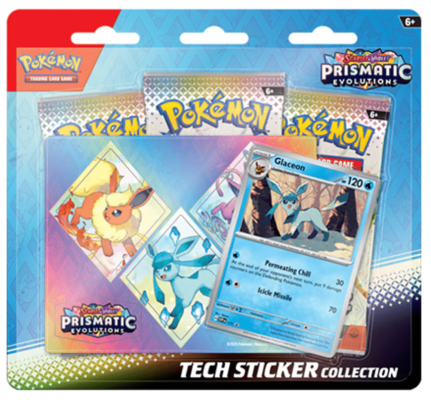 Pokemon TCG: Scarlet and Violet - Prismatic Evolutions Sticker Collection [Glaceon]