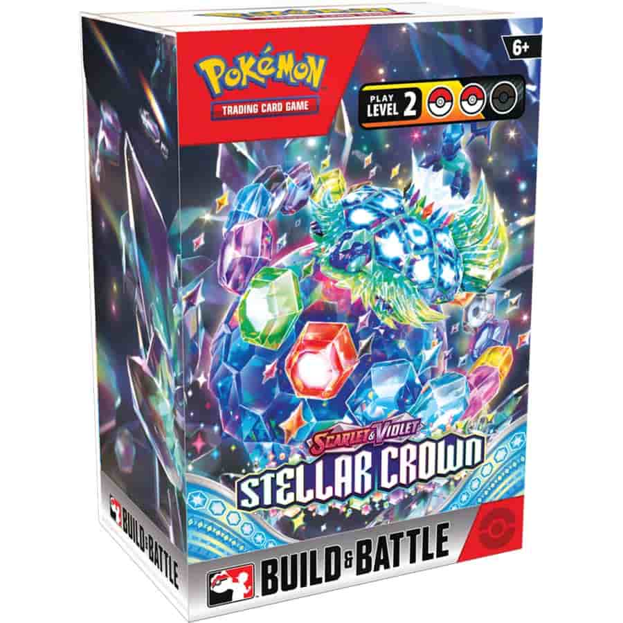 Pokemon TCG: Scarlet and Violet Stellar Crown Build and Battle Box