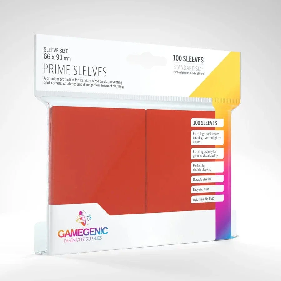 Gamegenic: Sleeves - Red Matte Prime