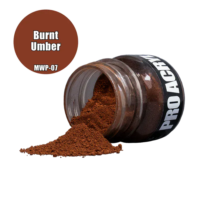 Pro Acryl: Weathering Pigments 07 - Burnt Umber - Image 2
