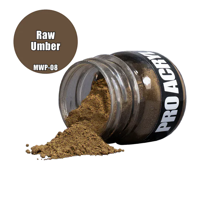 Pro Acryl: Weathering Pigments 08 - Raw Umber - Image 2
