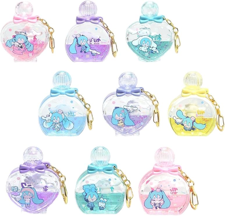 Puka Puka Sanrio Cinnamoroll x Hatsune Miku Floating Bottles Blind Bag Keychain - Image 2