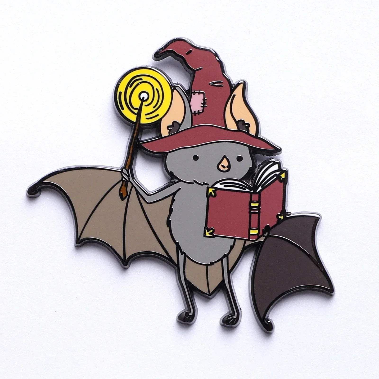 HYPN042: Quest's Reward Fine Art Pin - Gideon Thunderwing Bat Wizard