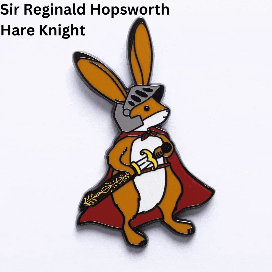 HYPN042: Quest's Reward Fine Art Pin - Gideon Thunderwing Bat Wizard - Image 3